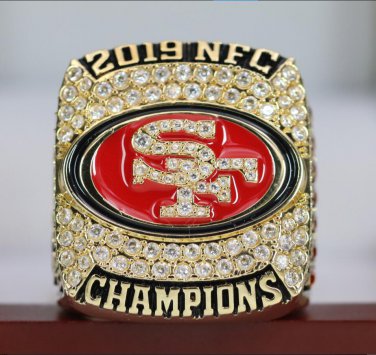 2019 2020 SAN FRANCISCO 49ERS NFC Super bowl Championship Ring 8-14S