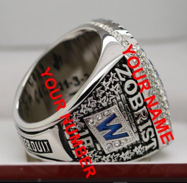 Custom your name and number for 2016 Chicago Cubs MLB world series Championship Ring 7-15S