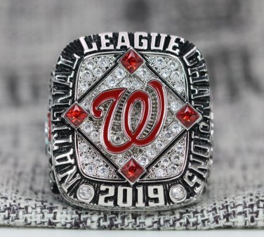 2019 Washington Nationals NL World Series Championship ring 7-15S