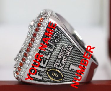 Custom Name&number 2019 Ohio State University Big 10 College Football Championship Ring 7-15S