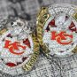 One Set 2019 KANSAS CITY CHIEFS Super Bowl 54 Championship Ring 7-15S with necklace