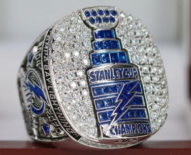 2020 Tampa Bay Lightning Stanley Cup Championship Ring Fan ring 7-16S