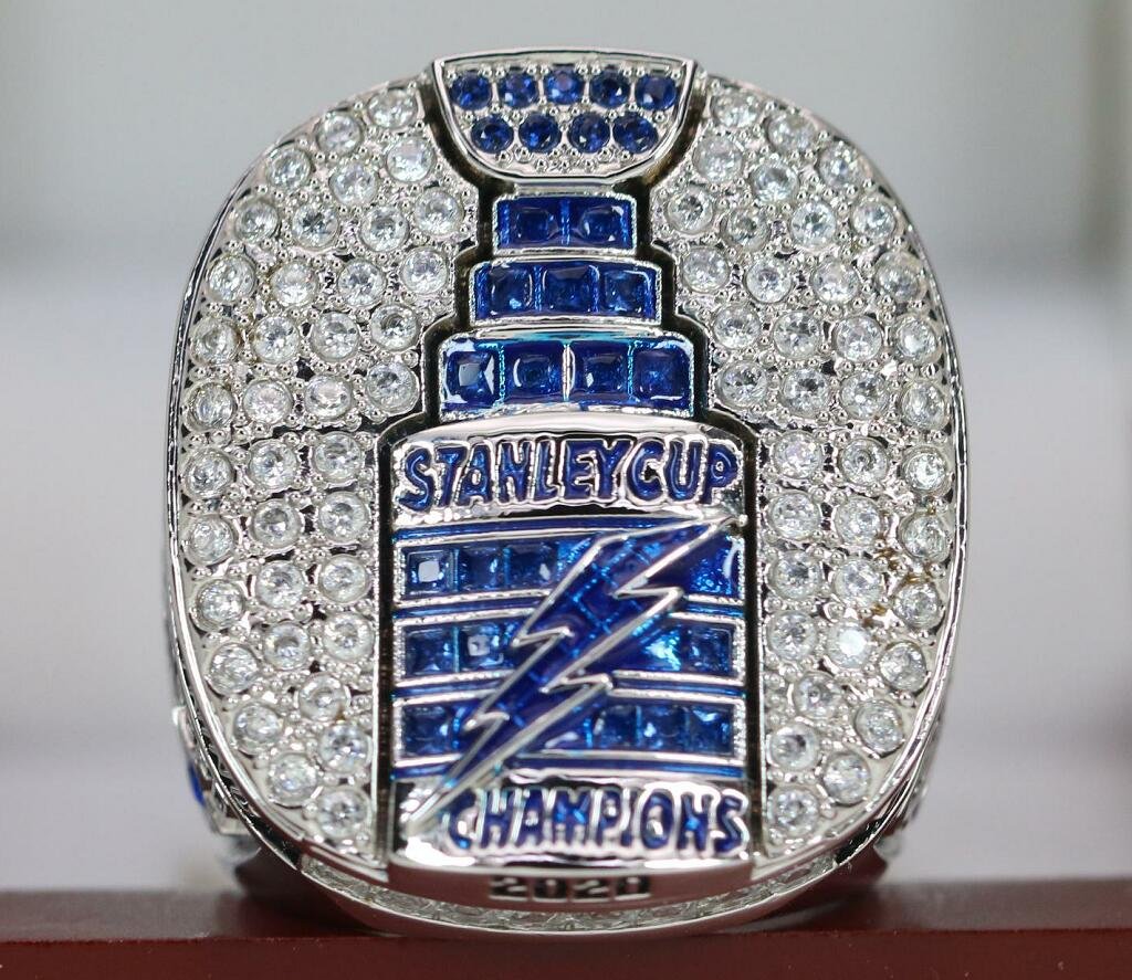 2020 Tampa Bay Lightning Stanley Cup Championship Ring Fan ring 7-16S