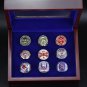 Full Set 9 PCS  Boston Red Sox World Series CHAMPIONSHIP RINGS  11 size