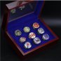Full Set 9 PCS  Boston Red Sox World Series CHAMPIONSHIP RINGS  11 size with case