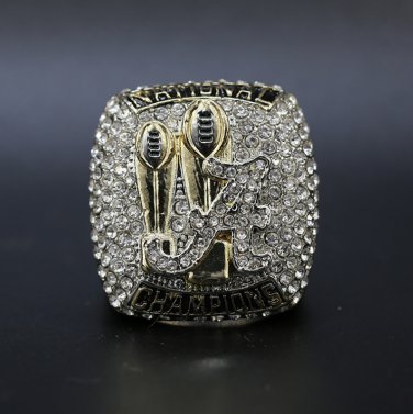 2017 Alabama Clemson Tide SEC NCAA championship ring 11 size (189)