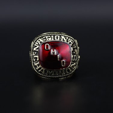 1968 Ohio State Buckeyes NCAA football national championship ring 11 size (100)