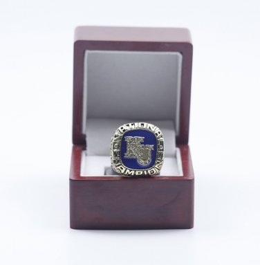 1988 Kansas Jayhawks NCAA Championship Ring 11 size with wooden case (61)