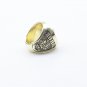 1986 Kansas Jayhawks Manning NCAA 18k GP Brass Championship Ring 11 size with wooden case (57)