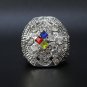 Silver 2008 Pittsburgh Steelers Super bowl championship ring 11 size（324）