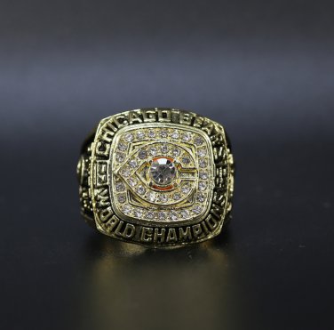 Gold 1985 Chicago Bears Payton Super bowl championship ring size 11&iuml;&frac14;�328&iuml;&frac14;�