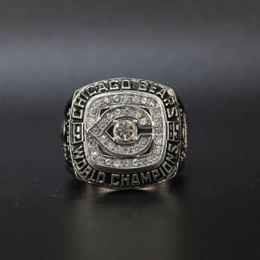 Silver 1985 Chicago Bears Payton Super bowl championship ring size 11&iuml;&frac14;�329&iuml;&frac14;�