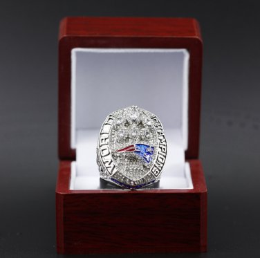 2018 NEW ENGLAND PATRIOTS Edelman MVP super bowl championship ring size 11 with wooden case&iuml;&frac14;�390&iuml;&frac14;�