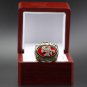 2012 San Francisco 49ers football world championship ring size 11 with wooden case（457）