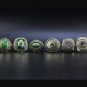 6PCS Set Green Bay Packers super bowl championship ring size 11 without case（465）