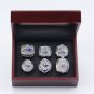 6pcs ONE SET NEW ENGLAND PATRIOTS super bowl championship ring size 11 without case&iuml;&frac14;�466&iuml;&frac14;�