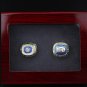 2PCS Set 1972 1973 Miami Dolphins Super Bowl Championship Ring size 11 with wooden case（467）