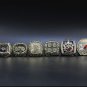 Full Set 6PCS Pittsburgh Steelers Super bowl championship ring 11 size without case（468）