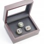 Set 1981 1988 2021 Cincinnati Bengals AFC football championship rings with wooden case（469）