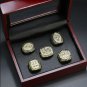 SET 1981 1984 1988 1989 1884 San Francisco 49ers football championship ring with case（470）