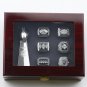 6PCS Set Oakland Raiders Gannon NFL Super Bowl CHAMPIONSHIP RING and TROPHY with case（485）