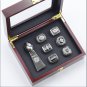 6PCS Set Oakland Raiders Gannon NFL Super Bowl CHAMPIONSHIP RING and TROPHY with case&iuml;&frac14;�485&iuml;&frac14;�