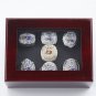MVP Tom brady New England Patriots and Tampa Bay Buccaneers championship rings with case（486）