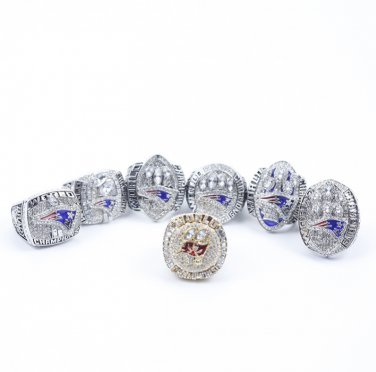 MVP Tom brady New England Patriots and Tampa Bay Buccaneers championship rings without case.486&iuml;&frac14;�