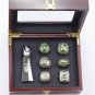 6PCS Set Green Bay Packers super bowl championship rings and Trophy with case&iuml;&frac14;�507&iuml;&frac14;�