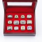 12PCS 2010-2021 Fantasy Football Championship Ring FFL RING with case（509）