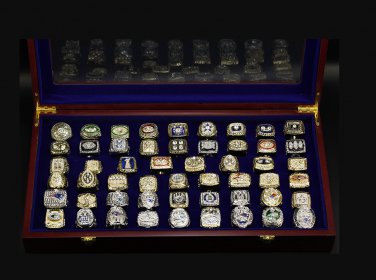 Set 55PCS 1966-2018 NFL Super bowl championship rings 11 size with case&iuml;&frac14;�515&iuml;&frac14;�
