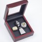 2PCS 1999 2021 Los Angeles Rams Super Bowl Championship Rings and Trophy with case&iuml;&frac14;�517&iuml;&frac14;�