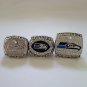 Set 3PCS Seattle Seahaws Super Bowl Championship Ring size 11 with case(522)