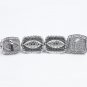 4PCS 2014-2017 Fantasy Football Championship Ring FFL RING Size 11 with case(523)