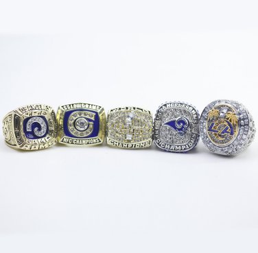 5PCS Los Angeles Rams Super Bowl Championship Rings size 11 without case&iuml;&frac14;�524&iuml;&frac14;�