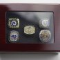 5PCS Los Angeles Rams Super Bowl Championship Rings size 11 with case（524）