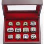12PCS 2011-2022 Fantasy Football Championship Ring FFL RING Size 11 with case（525）