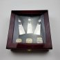 3PCS Denver BRONCOS Super Bowl Championship Rings and Trophy Set with case（536）