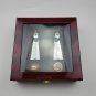2PCS Kansas Chiefs Super bowl championship rings and Trophy Set with case （542）