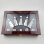 5PCS Dallas Cowboys super bowl championship ring and Trophy Set Silver with case （550）