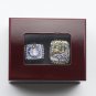 Indianapolis Colts and Denver Broncos Manning super bowl rings with Trophy with case （547）