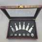 Silver 6PCS Pittsburgh Steelers Super bowl championship ring and Trophy Set with case &iuml;&frac14;�552&iuml;&frac14;�