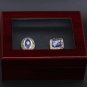 2PCS 1963 1994 San Diego Chargers Moten AFC Championship Ring Set 11 size with case （572）