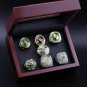 7PCS Set Green Bay Packers super bowl championship ring size 11 with case &iuml;&frac14;�573&iuml;&frac14;�