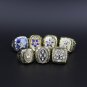 7PCS Dallas Cowboys super bowl championship rings Set 11 size with case (574)