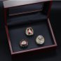 3PCS 1966 1969 2019 Kansas Chiefs Super bowl championship rings Set with case (582)