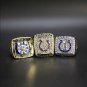 3PCS 1970 2006 2009 Indianapolis Colts Super Bowl Championship Ring size 11 with case(585)