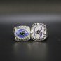 2PCS 2003 2015 Carolina Panthers AFC Super Bowl NFL Champions ring 11 SIZE with case(587)
