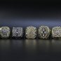 Set 5pcs 1971 77 92 93 95 Dallas Cowboys super bowl championship rings without case（591）