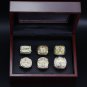 6PCS ONE Set Los Angeles Lakers NBA Basketball championship ring Kobe ring 11S without case(711)